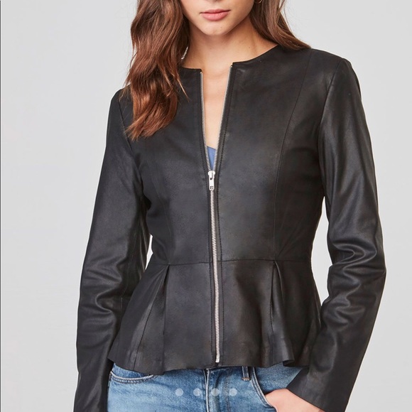 Clary Genuine Lamb Leather Jacket 
